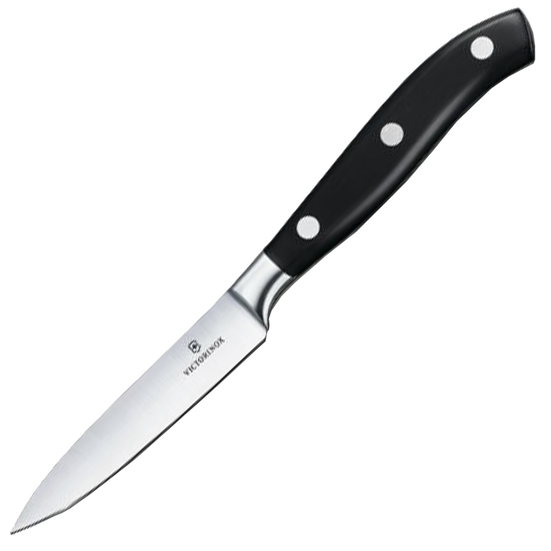 Ніж кухонний, побутовий Victorinox Forged Carving Grand Maitre (GB) (лезо: 100мм), чорний 7.7203.10G