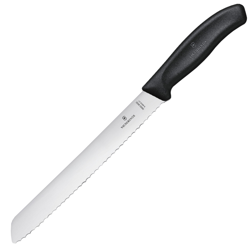Ніж кухонний, побутовий Victorinox Swissclassic (лезо. 210мм), чорн. 6.8633.21B