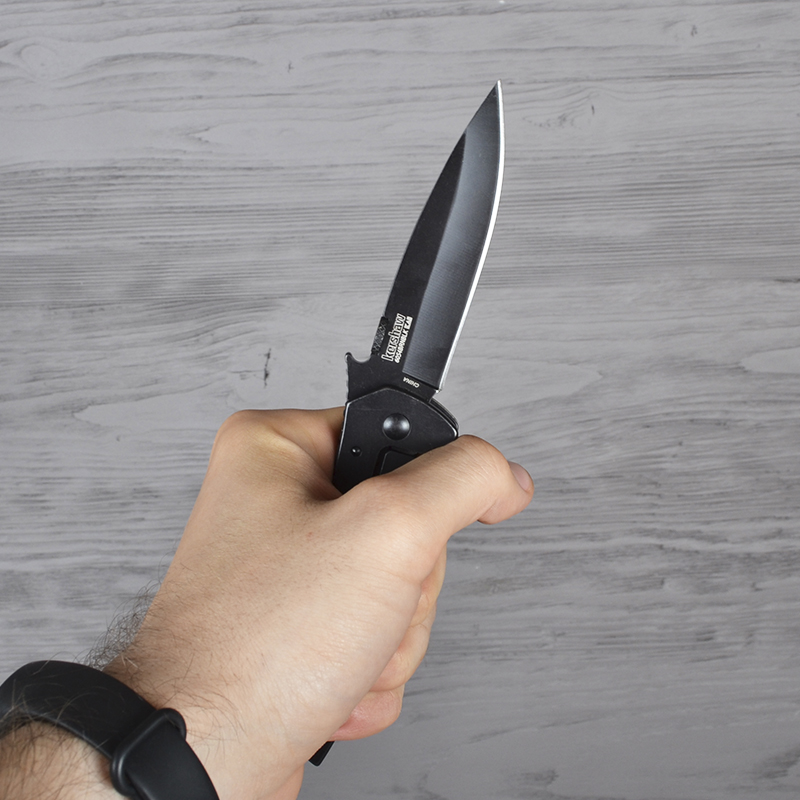 Ніж складаний Kershaw CQC-4K (довжина: 190мм, лезо: 83мм), бежевий
