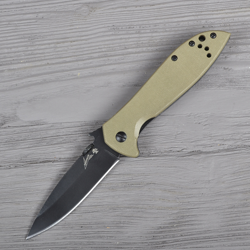 Ніж складаний Kershaw CQC-4K (довжина: 190мм, лезо: 83мм), бежевий