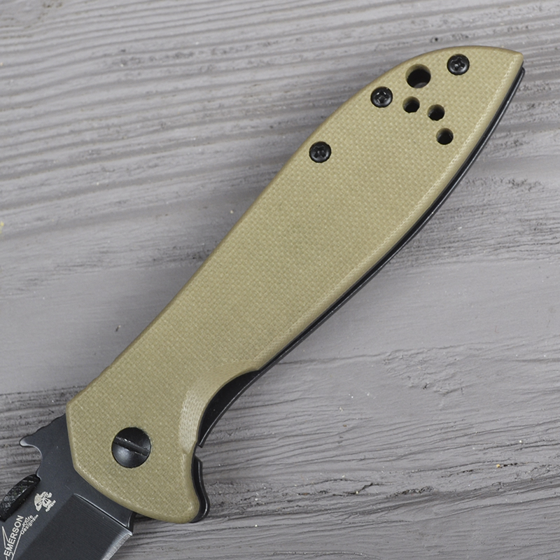 Ніж складаний Kershaw CQC-4K (довжина: 190мм, лезо: 83мм), бежевий