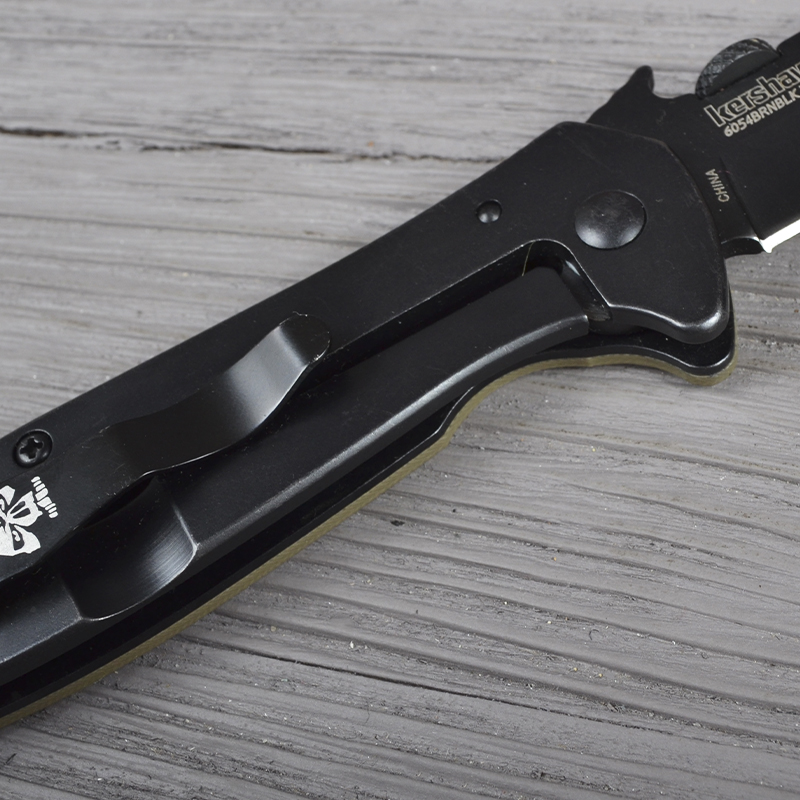 Ніж складаний Kershaw CQC-4K (довжина: 190мм, лезо: 83мм), бежевий