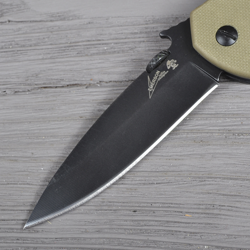 Ніж складаний Kershaw CQC-4K (довжина: 190мм, лезо: 83мм), бежевий