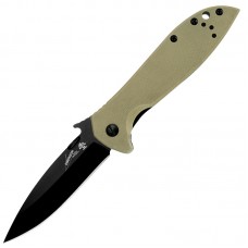 Ніж складаний Kershaw CQC-4K (довжина: 190мм, лезо: 83мм), бежевий