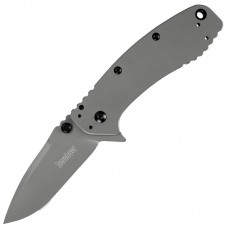 Нож складной Kershaw Cryo II (длина: 197мм, лезвие: 86мм), серый