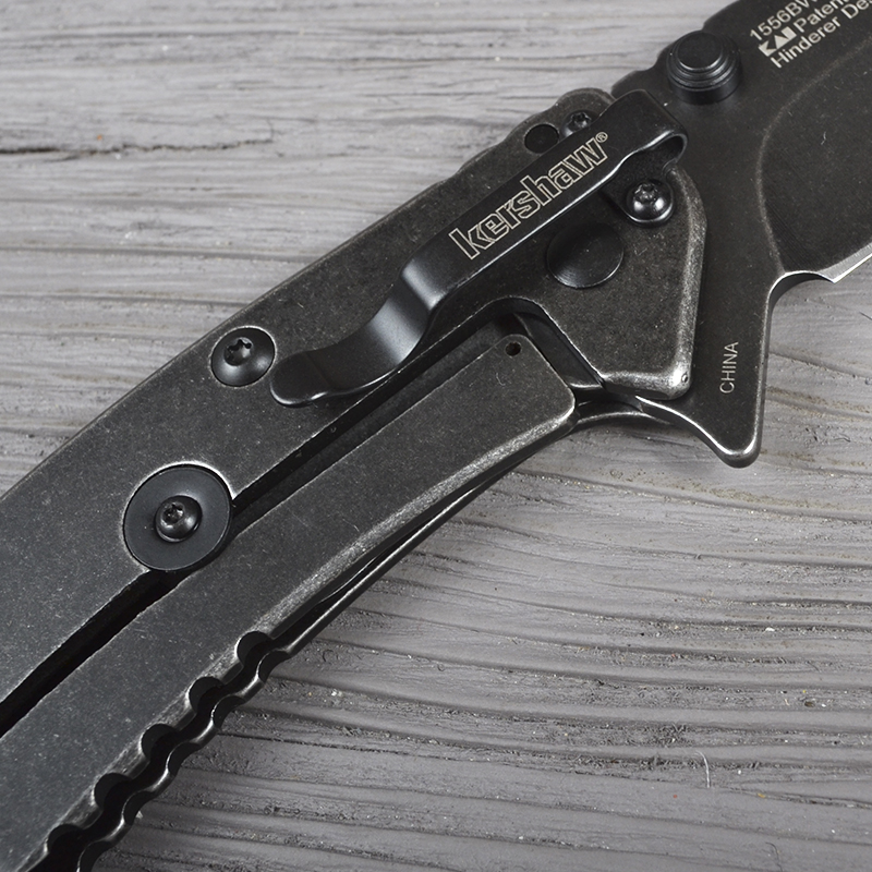 Ніж складаний Kershaw Cryo II (довжина: 195мм, лезо: 83мм, чорне), чорний