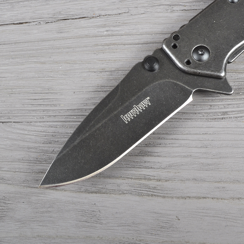 Ніж складаний Kershaw Cryo II (довжина: 195мм, лезо: 83мм, чорне), чорний