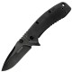 Ніж складаний Kershaw Cryo II (довжина: 195мм, лезо: 83мм, чорне), чорний