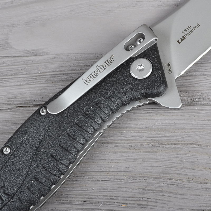Ніж складаний Kershaw Grinder (довжина: 197мм, лезо: 83мм), чорний