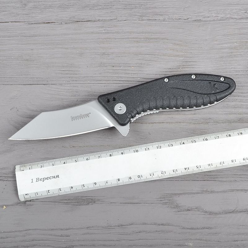 Ніж складаний Kershaw Grinder (довжина: 197мм, лезо: 83мм), чорний