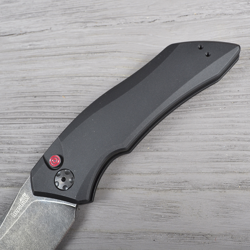 Ніж автоматичний складаний Kershaw Launch 1 (довжина: 203мм, лезо: 86мм), чорний