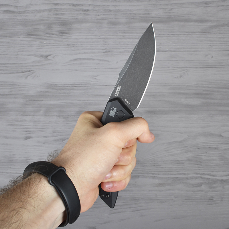 Ніж автоматичний складаний Kershaw Launch 1 (довжина: 203мм, лезо: 86мм), чорний