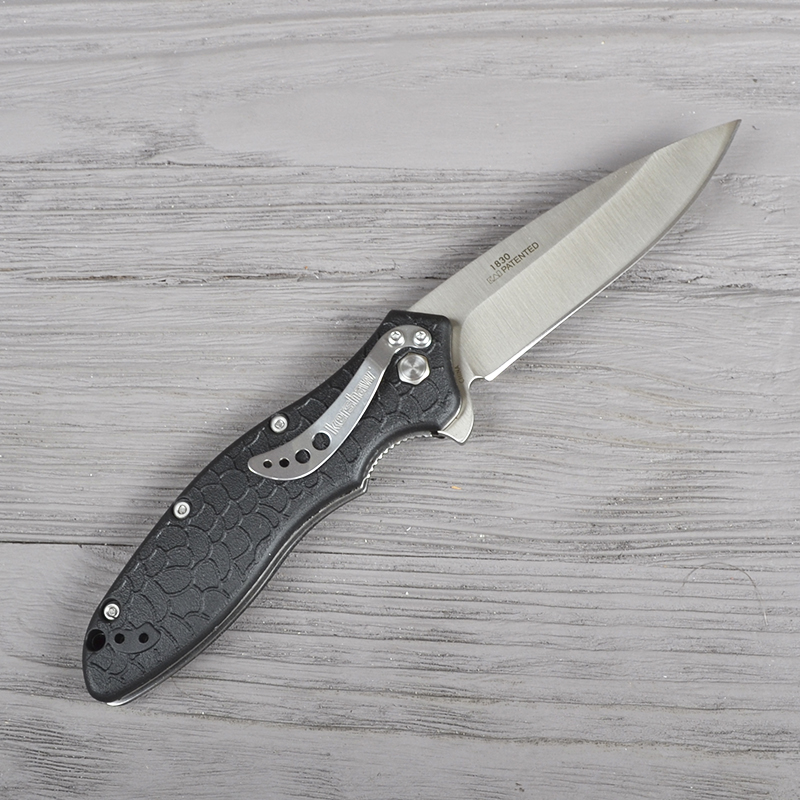 Ніж складаний Kershaw Oso Sweet (довжина: 187мм, лезо: 76мм), чорний
