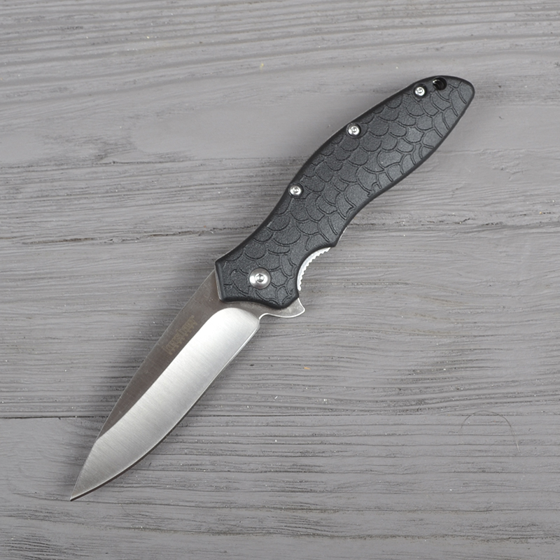 Ніж складаний Kershaw Oso Sweet (довжина: 187мм, лезо: 76мм), чорний