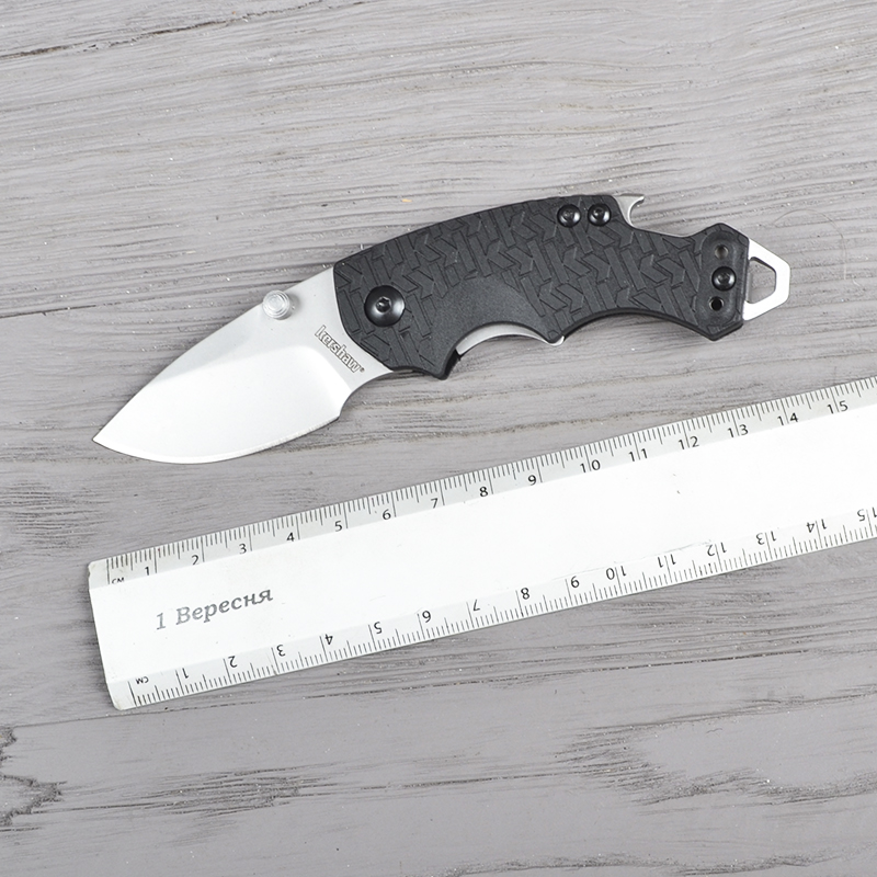 Ніж складаний, мультитул Kershaw Shuffle (довжина: 143мм, лезо: 60мм), чорний