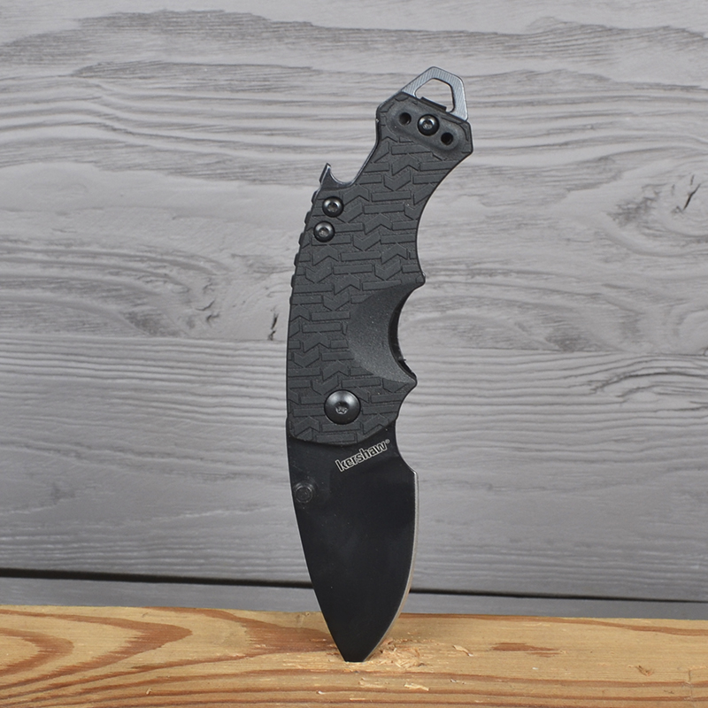 Ніж складаний, мультитул Kershaw Shuffle Black (довжина: 146мм, лезо: 60мм, чорне), чорний