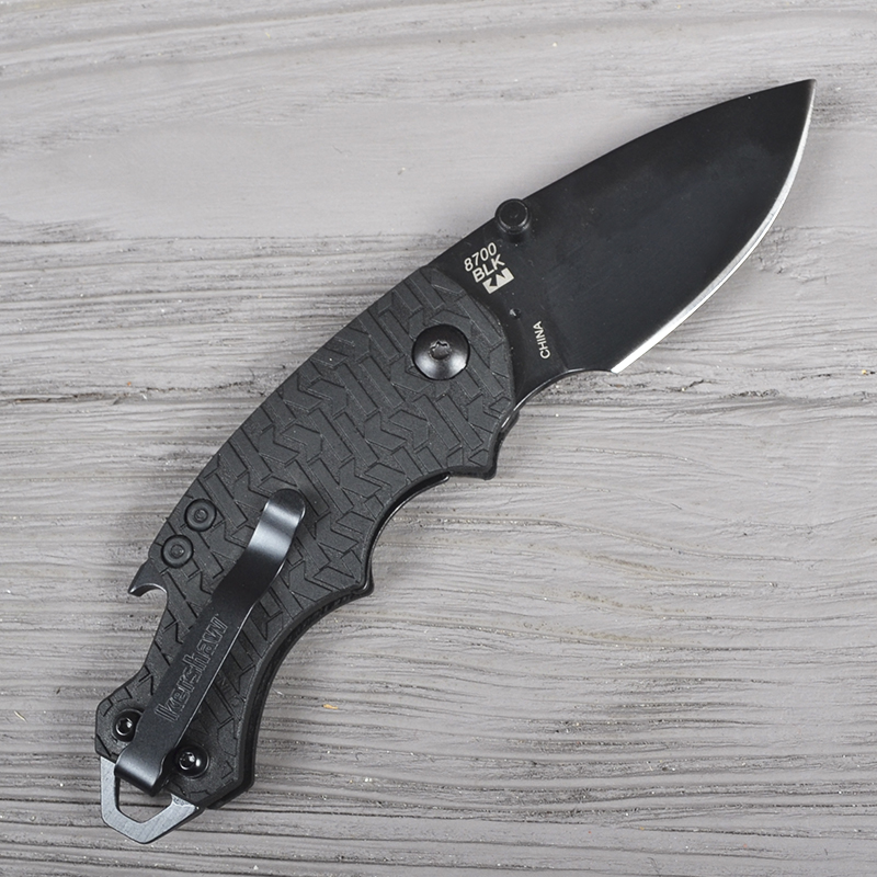 Ніж складаний, мультитул Kershaw Shuffle Black (довжина: 146мм, лезо: 60мм, чорне), чорний