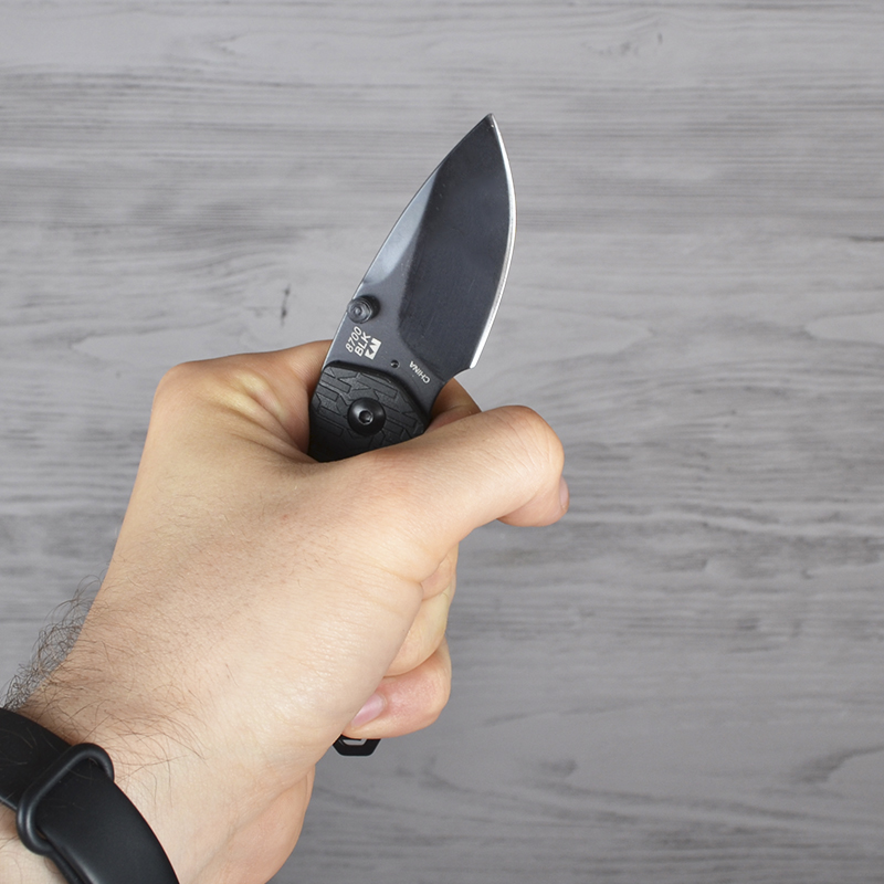 Ніж складаний, мультитул Kershaw Shuffle Black (довжина: 146мм, лезо: 60мм, чорне), чорний