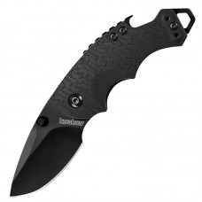 Ніж складаний, мультитул Kershaw Shuffle Black (довжина: 146мм, лезо: 60мм, чорне), чорний
