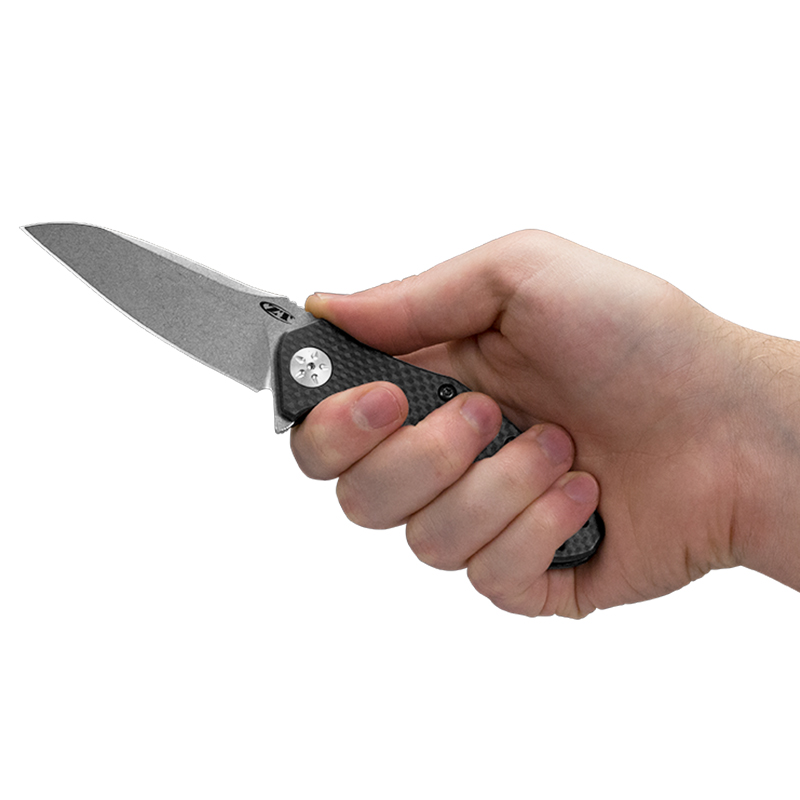 Ніж складаний Zero Tolerance 0770CF (довжина: 192мм, лезо: 83мм), чорний