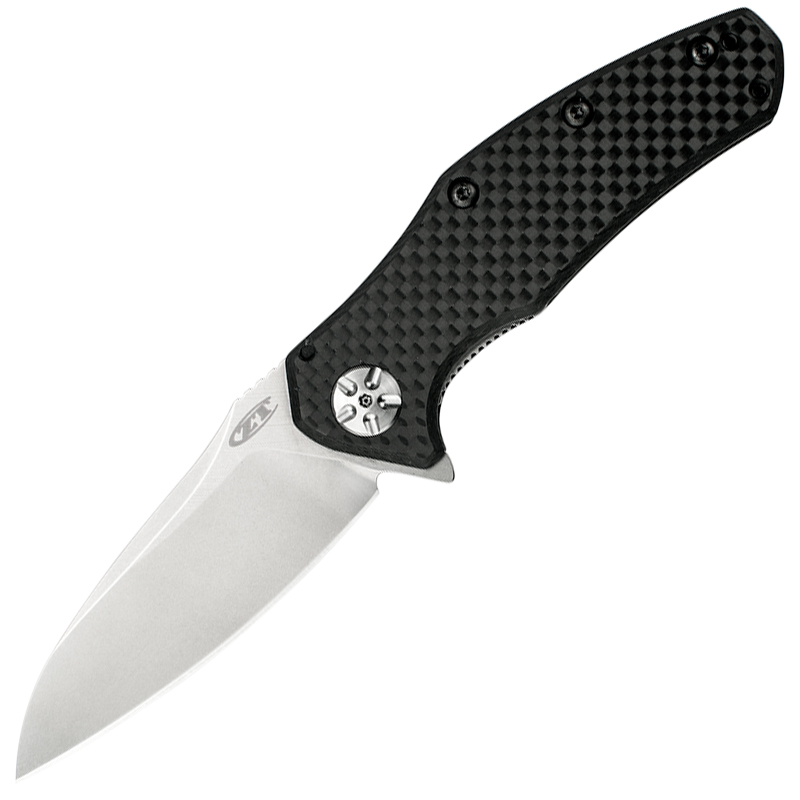 Ніж складаний Zero Tolerance 0770CF (довжина: 192мм, лезо: 83мм), чорний