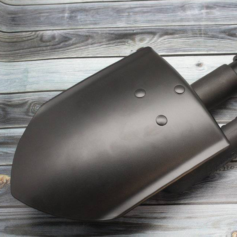 Лопата складана Fox Folding Spade (довжина: 600мм), чорна, піхви кордура