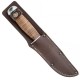 Ніж фіксований Fox European Hunter 610/11 (довжина: 218мм, лезо: 118мм), дерево, піхви шкіра