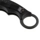 Ніж складаний Fox Karambit (довжина: 215мм, лезо: 80мм, чорне), чорний