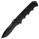 Нож складной Boker Magnum Black Spear полусеррейтор (длина: 230мм, лезвие: 100мм, черное), черный