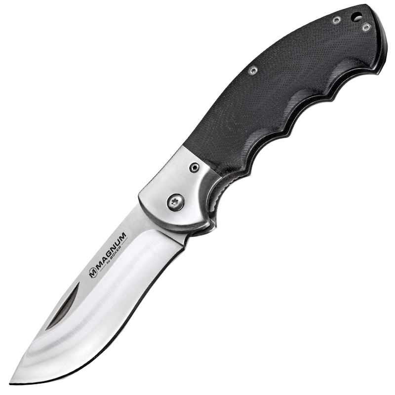 Нож складной Boker Magnum NW Skinner (длина: 205мм, лезвие: 85мм), черный