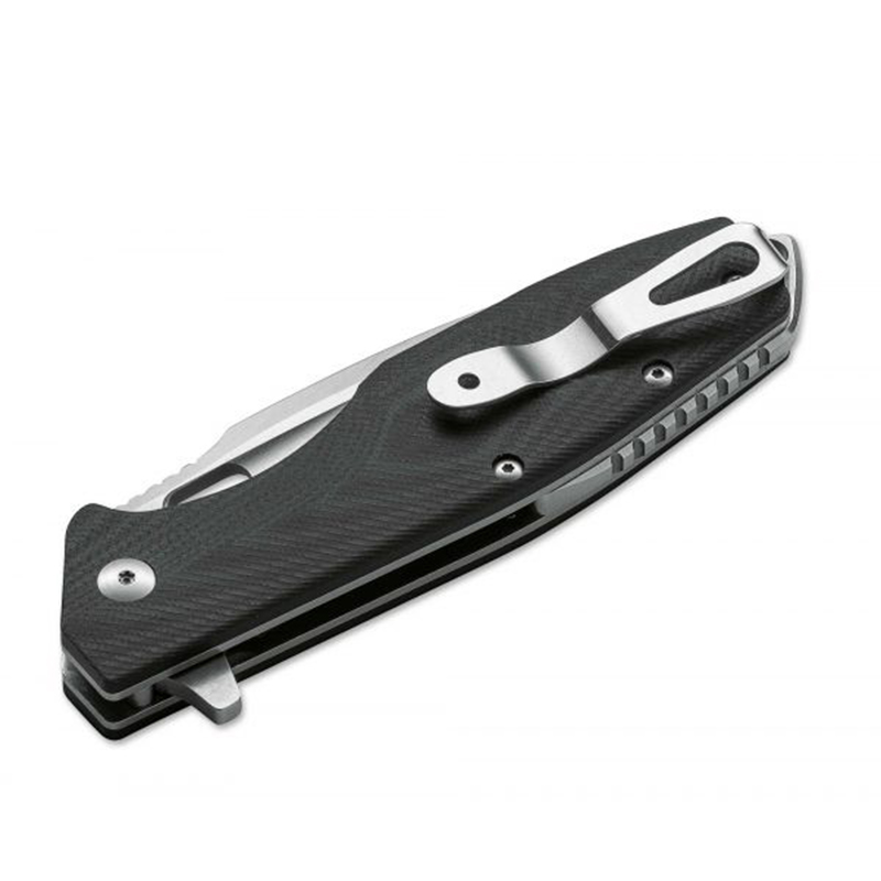 Нож складной Boker Plus Caracal Folder (длина: 213мм, лезвие: 87мм), черный