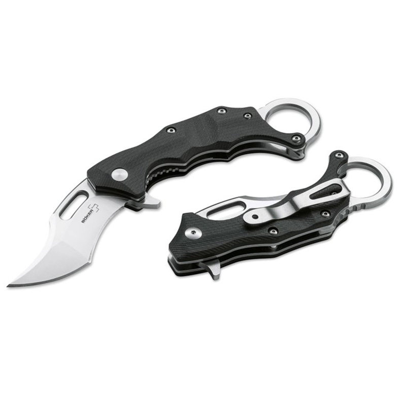 Нож складной Boker Plus Caracal Wildcat (длина: 185мм, лезвие: 71мм), черный