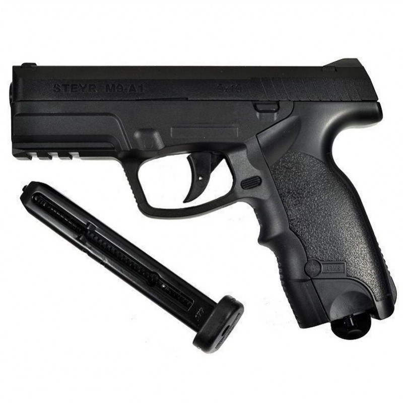 Пистолет пневматический ASG Steyr M9-A1 (4,5mm), черный