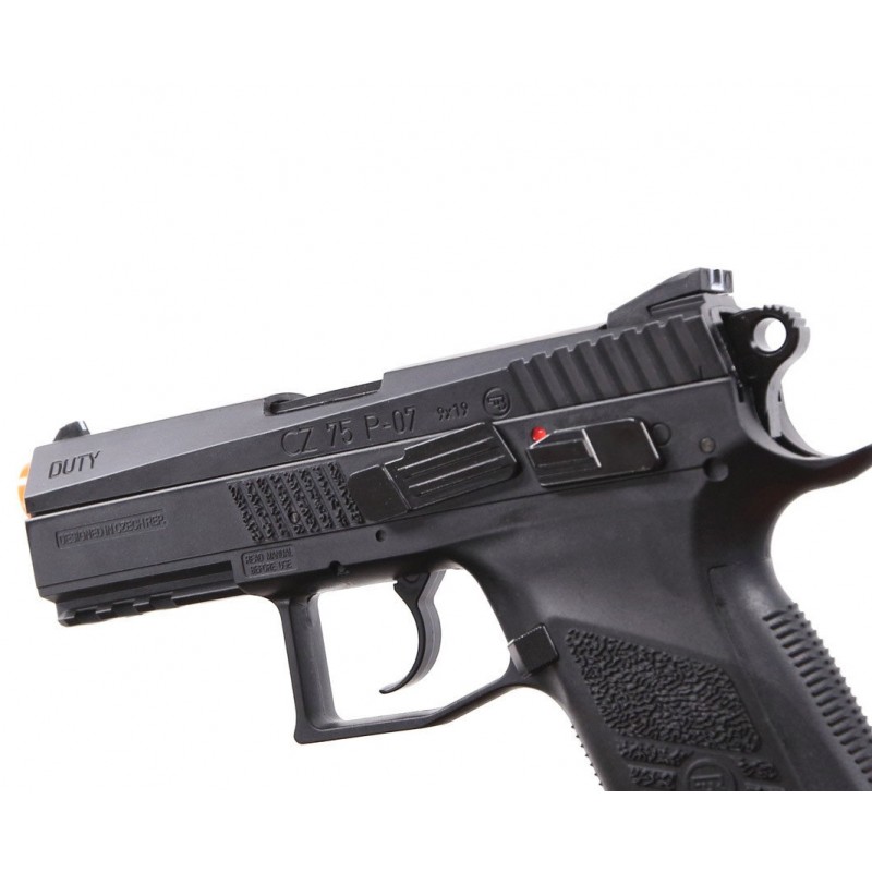 Пистолет пневматический ASG CZ 75 P-07 (4,5mm), черный