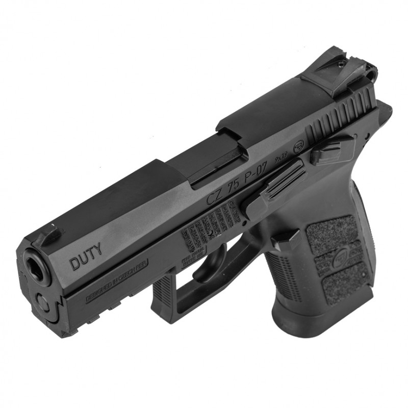Пистолет пневматический ASG CZ 75 P-07 Blowback (4,5mm), черный