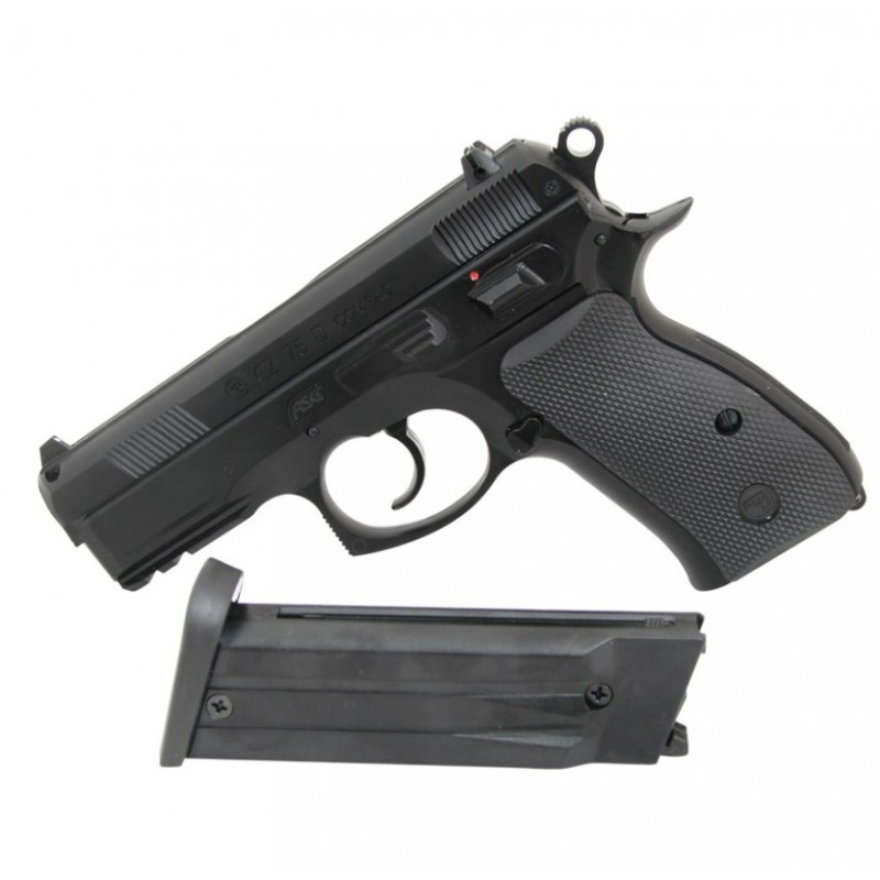 Пистолет пневматический ASG CZ 75D Compact (4,5mm), черный