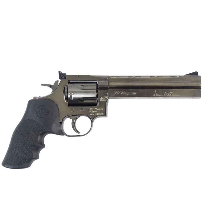 Пневматичний револьвер ASG DW 715 Pellet (6", 4,5mm), чорний