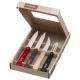 Набір кухонний Opinel Les Essentiels Loft (4 предмети), червоний/коричневий/дерево/чорний