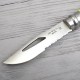 Ніж складаний Opinel №8 Outdoor напівсерейтор (довжина: 190мм, лезо: 85мм), зелений/коричневий