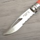 Ніж складаний Opinel №8 Outdoor напівсерейтор (довжина: 190мм, лезо: 85мм), червоний/коричневий