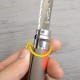 Ніж складаний Opinel №8 Outdoor напівсерейтор (довжина: 190мм, лезо: 85мм), червоний/коричневий