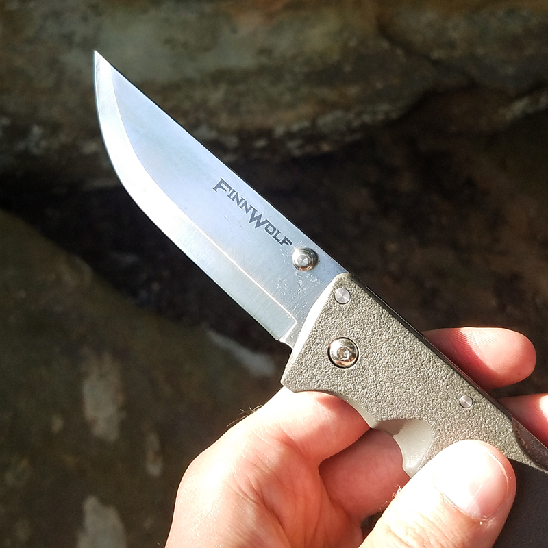 Ніж складаний Cold Steel Finn Wolf (довжина: 200мм, лезо: 89мм), оливковий