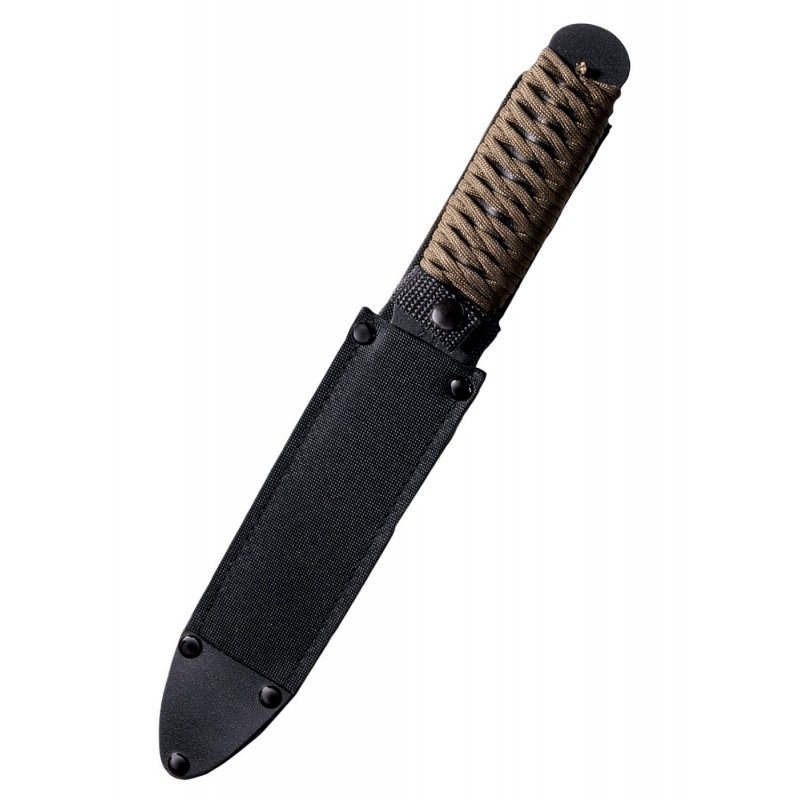 Нож фиксированный Cold Steel True Flight Thrower (длина:305мм, лезвие:171мм, черное), ножны кордура