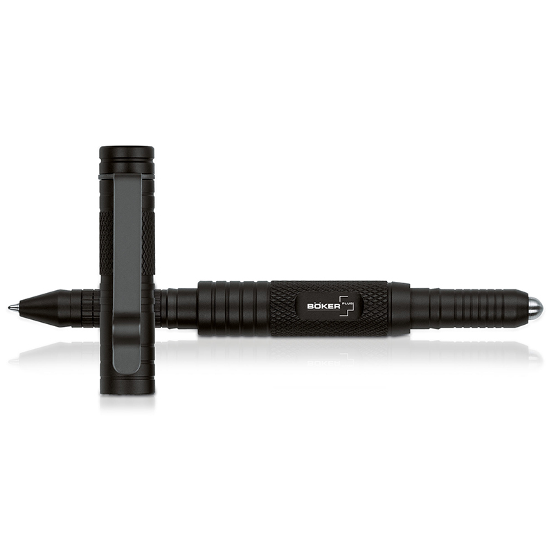 Ручка тактична кулькова Boker Plus Tactical Pen (150мм), чорна