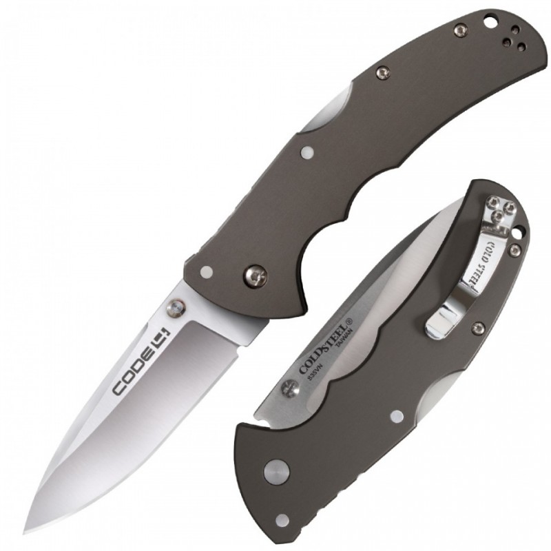 Ніж складаний Cold Steel Code 4 Spear Point (довжина: 216мм, лезо: 89мм)