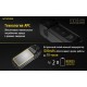 Надпотужний накладний ліхтар із OLED дисплеєм Nitecore TUP, сірий