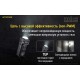 Надпотужний накладний ліхтар із OLED дисплеєм Nitecore TUP, сірий
