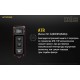 Надпотужний накладний ліхтар із OLED дисплеєм Nitecore TUP, сірий