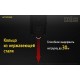 Надпотужний накладний ліхтар із OLED дисплеєм Nitecore TUP, сірий