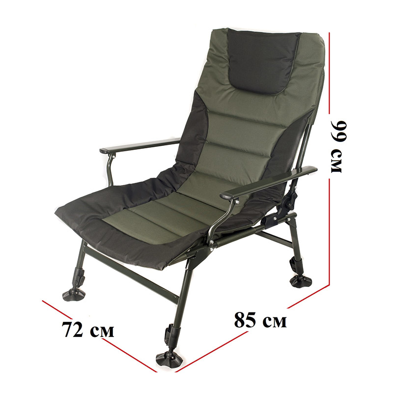 Крісло складне коропове Ranger SL-105 Wide Carp (990х850х720мм), зелене